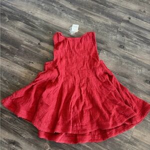 Free People Vibrant Red Set